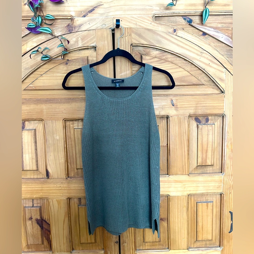 LE CHATEAU Fine Knit Acrylic Tank